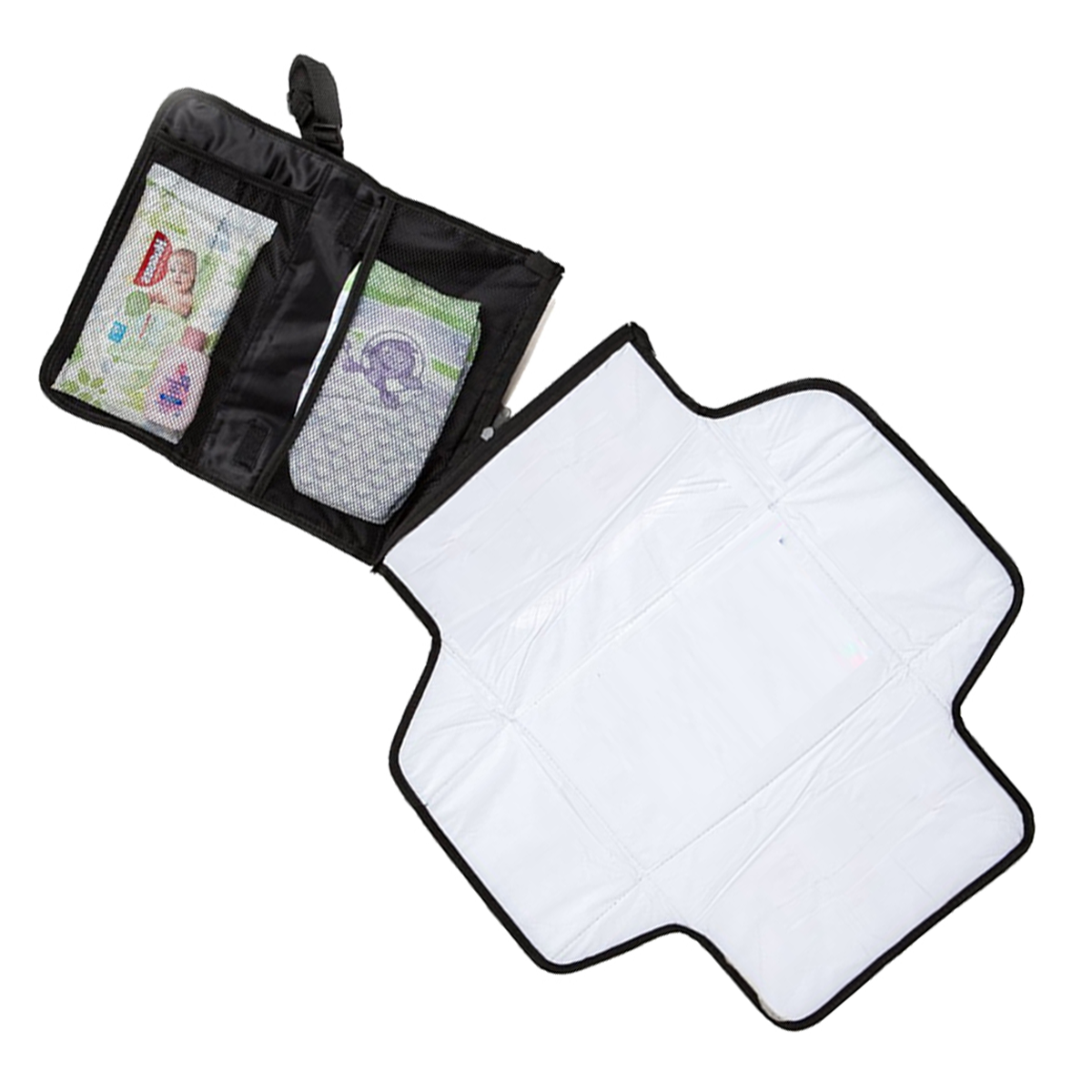 Diaper changer portable top